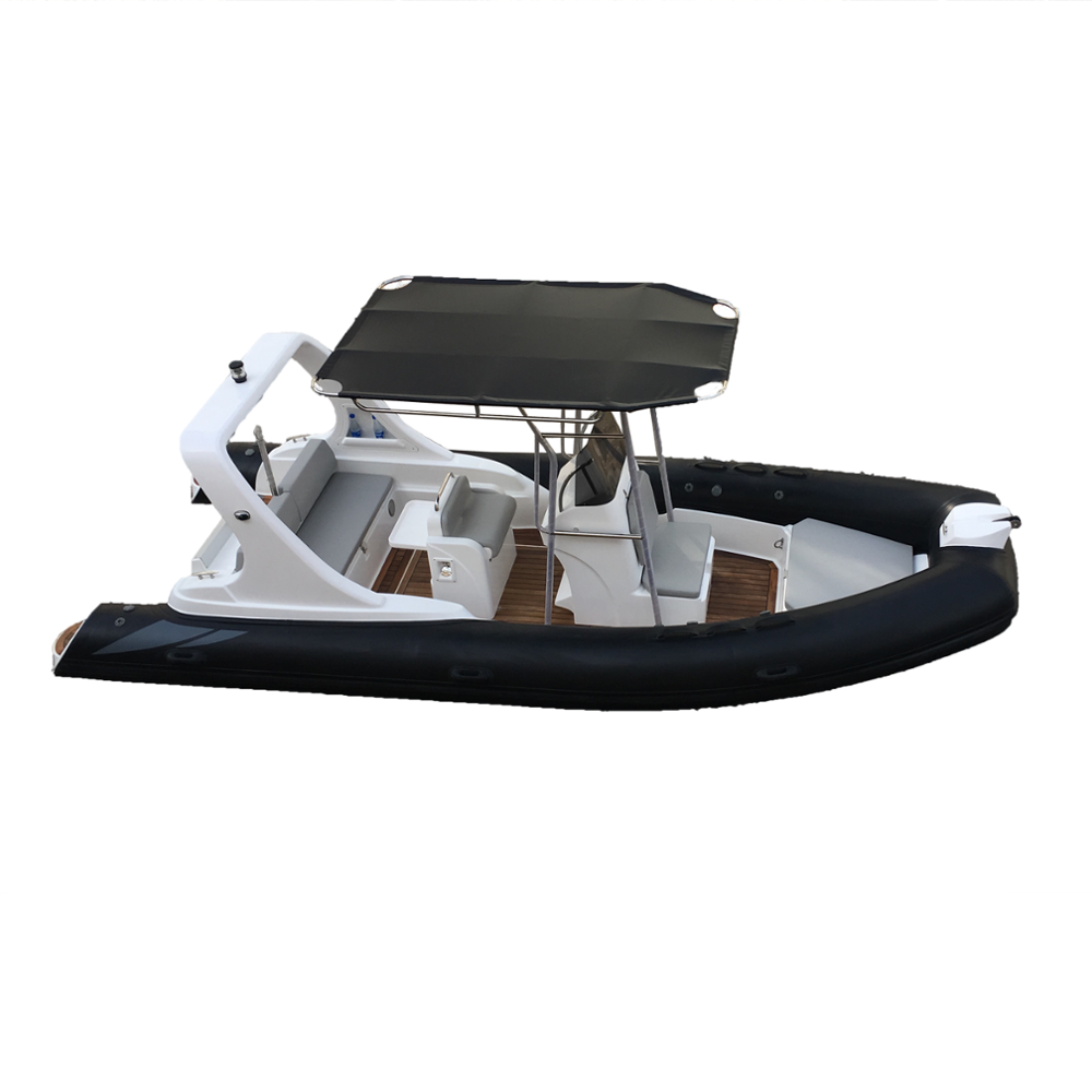 Liya 10 person high speed RIB boat fiberglass hull ambulance boat