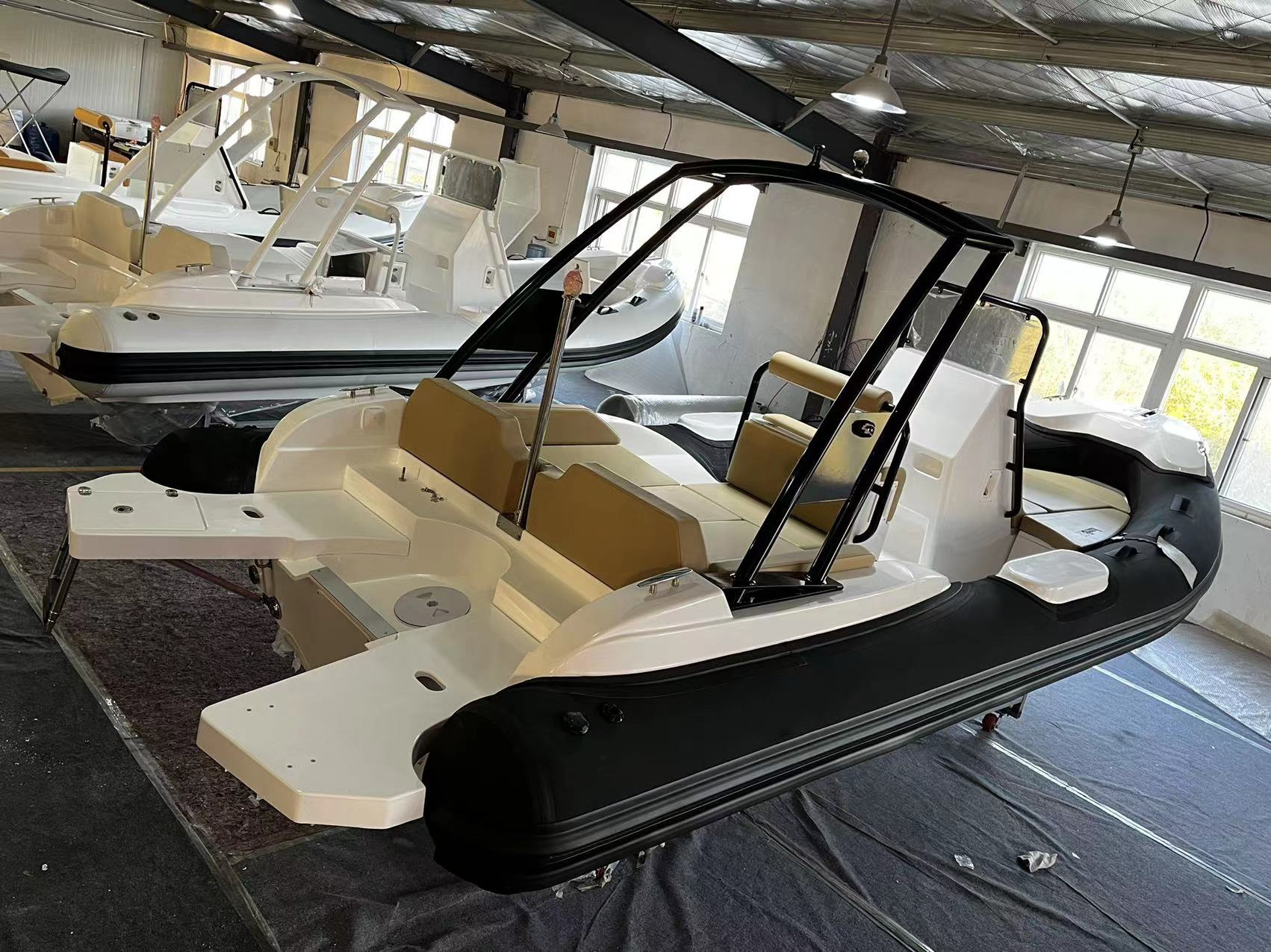 Liya 6.6meter yacht for sale outboard coast guard boat dingy boat 22ft