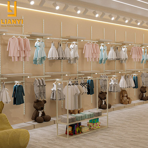 Kids Store Fixtures Interior Design High Quality Children's Clothing Display Rack