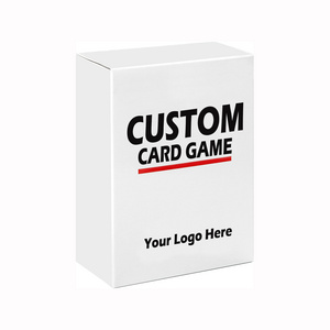 Custom Buy Dropshipping Matte Black Golden Sublimation Cheating Playing Cards