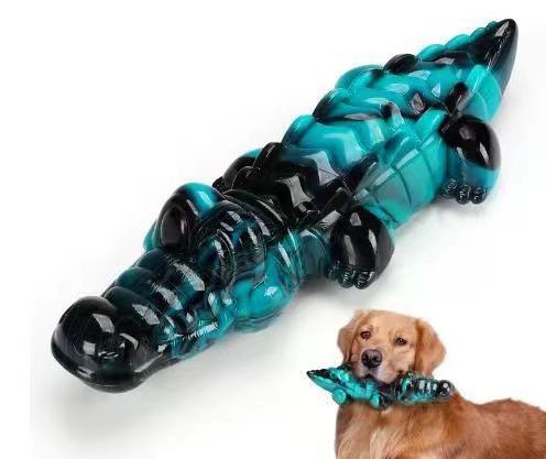 Hot Selling Durable Heavy Duty Dog Toys Croc Aggressive Dog Chew Toysodiles Shape Tough Aggressive Dog Chew Toys