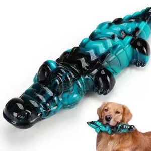 Hot Selling Durable Heavy Duty Dog Toys Croc Aggressive Dog Chew Toysodiles Shape Tough Aggressive Dog Chew Toys