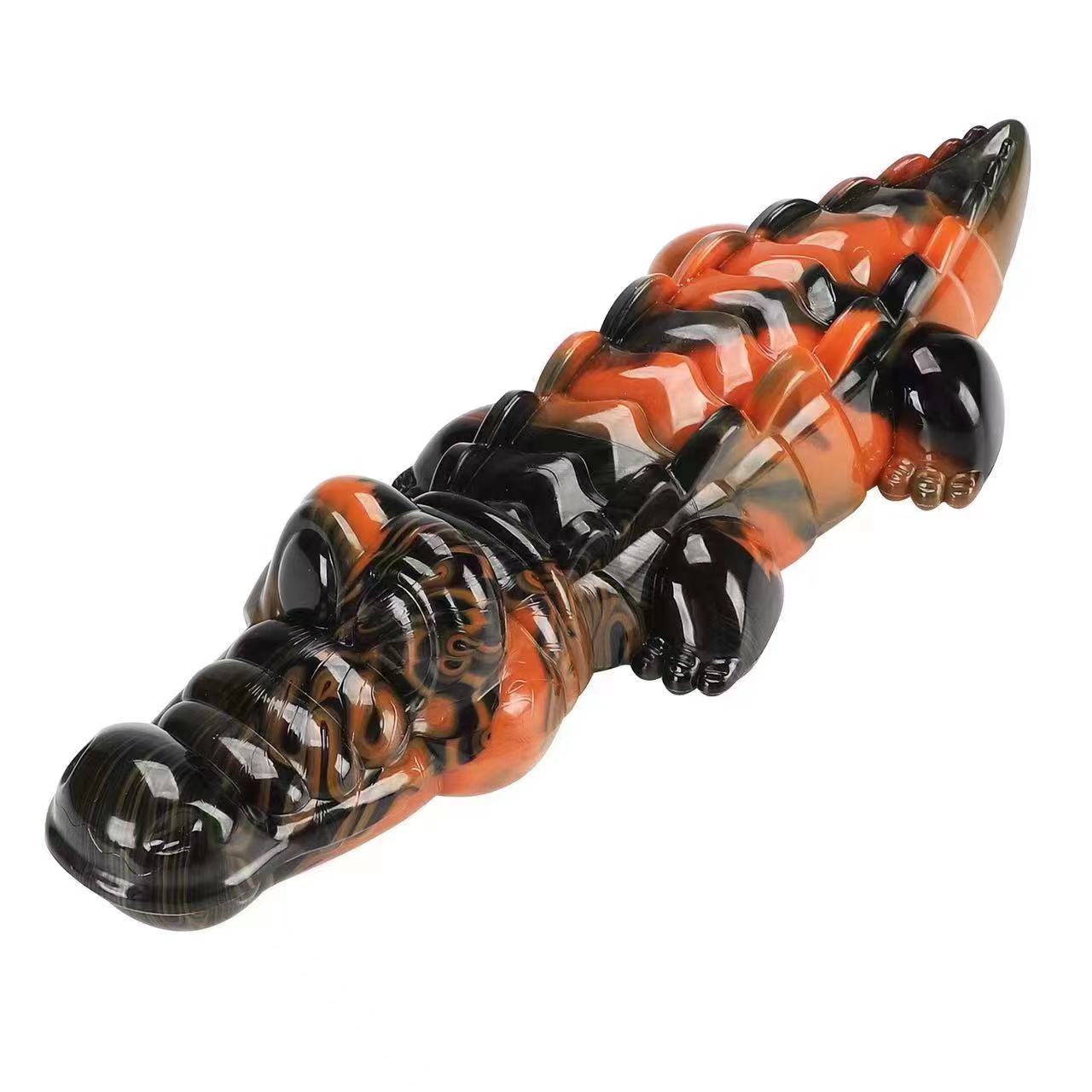 Hot Selling Durable Heavy Duty Dog Toys Croc Aggressive Dog Chew Toysodiles Shape Tough Aggressive Dog Chew Toys