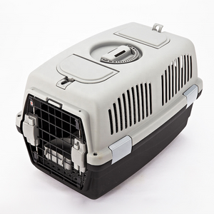 High quality Outdoor Portable Airline Approved Plastic Dog Travel Crate Pet Cat Transport Carrier Box