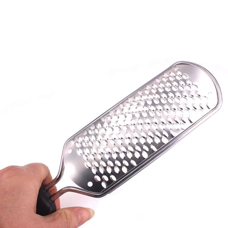 Foot File Heel Grater for The Feet Pedicure Rasp Remover Luxury Stainless Steel Scrub Manicure Nail Tools Foot Care