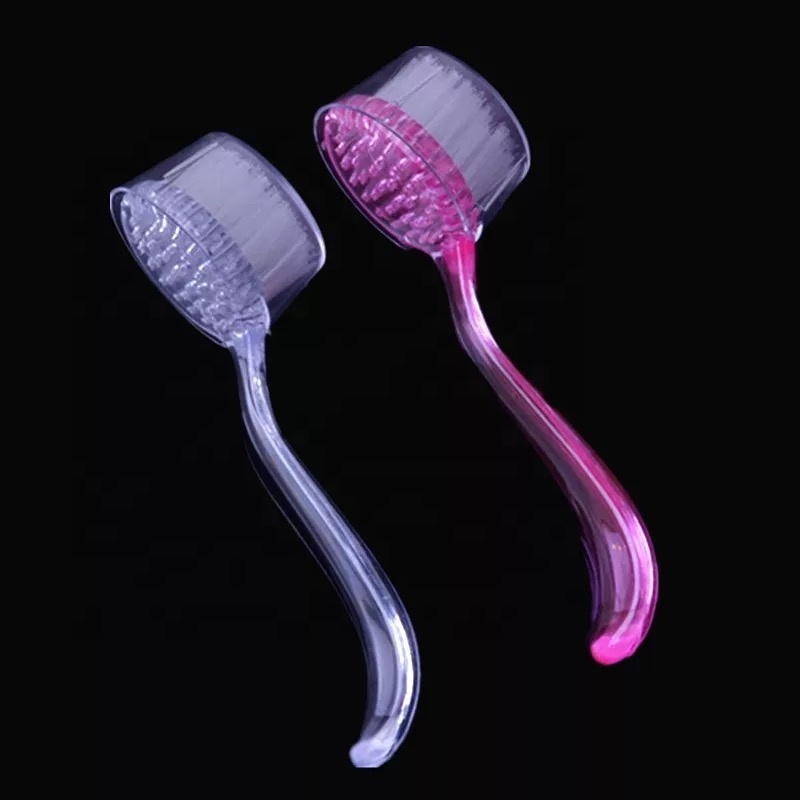 Nail Brush Make Up Washing Nail Art Dust Round Head Powder Clean Brush Pedicure Manicure Tools Random Color