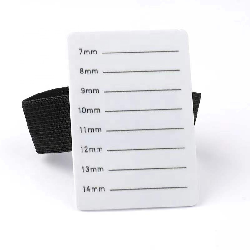 New Acrylic Grafting Eyelash Board Graduated Eyelash Extension False Portable Eyelashes Plate Display Stand