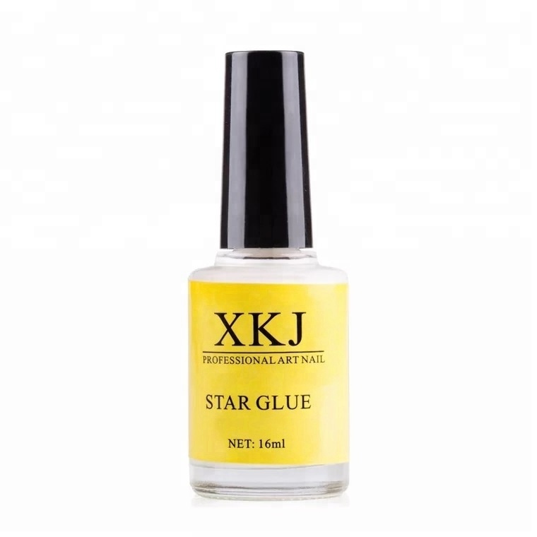 Eco-friendly non toxic nail star glue wholesale price nail foil glue star glue for nail