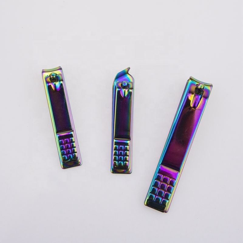 Professional Colorful 3 styles Stainless Steel Nail Clipper Hotsale Nail Art Clipper