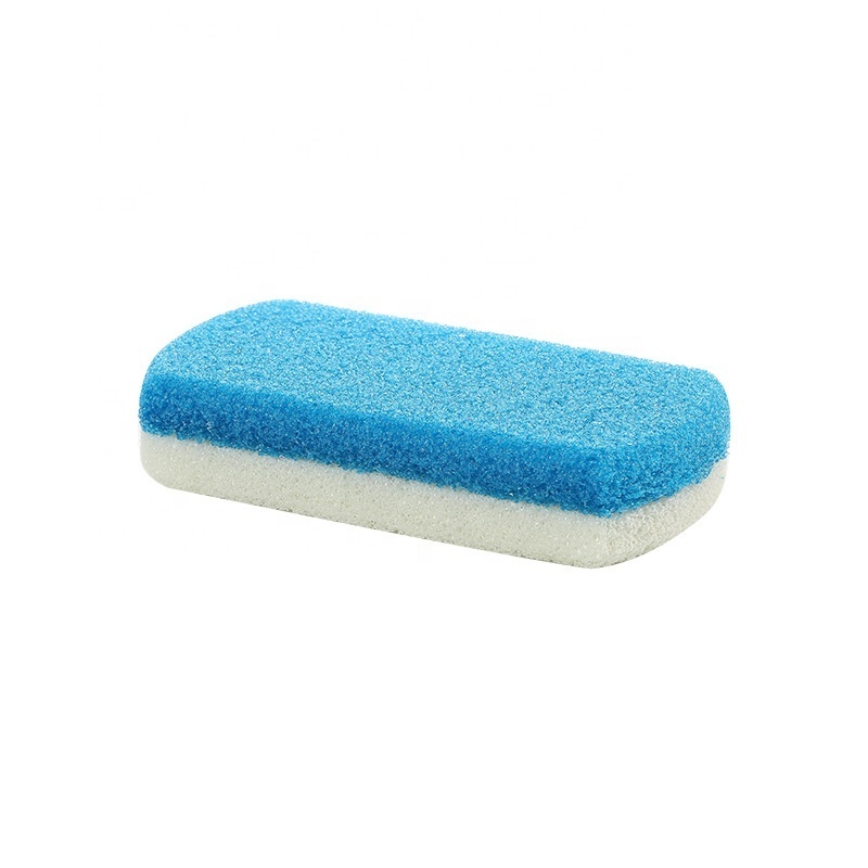 Wholesale Double Color Fashion PU Foot Stone Double Side Disposable Callus Remover Foot Scrubber PU Pumice Sponge Pumice Stone