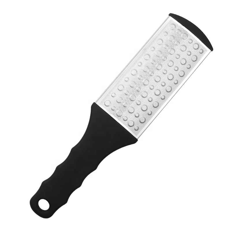 Double Side Stainless Steel Shape Foot File Scraper Callus Remover Metal Foot Scrubber for Dead Skin