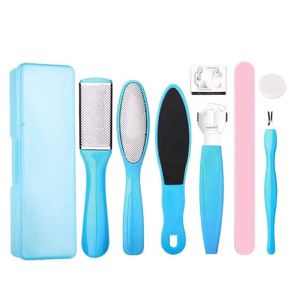 8 / 10 Piece Set Pedicure Tools Professional File Feet Finger Separator Foot Grinder Feet Scrub Cutter Polisher Feet Nails