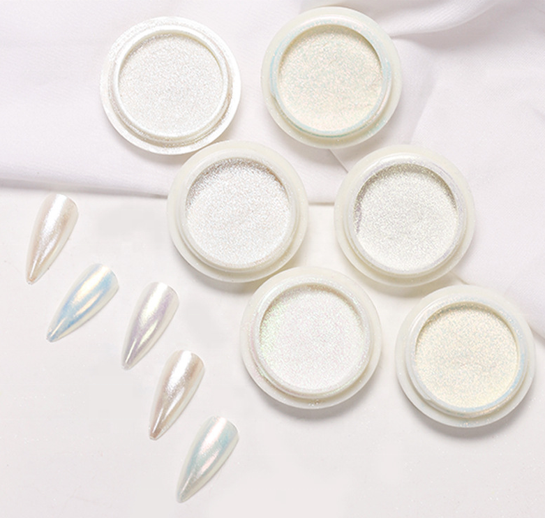 New Moonlight Powder Super Flash Mirror Flour Magic Mirror Powder Nail Polish Glitter Nail Pigment Powder