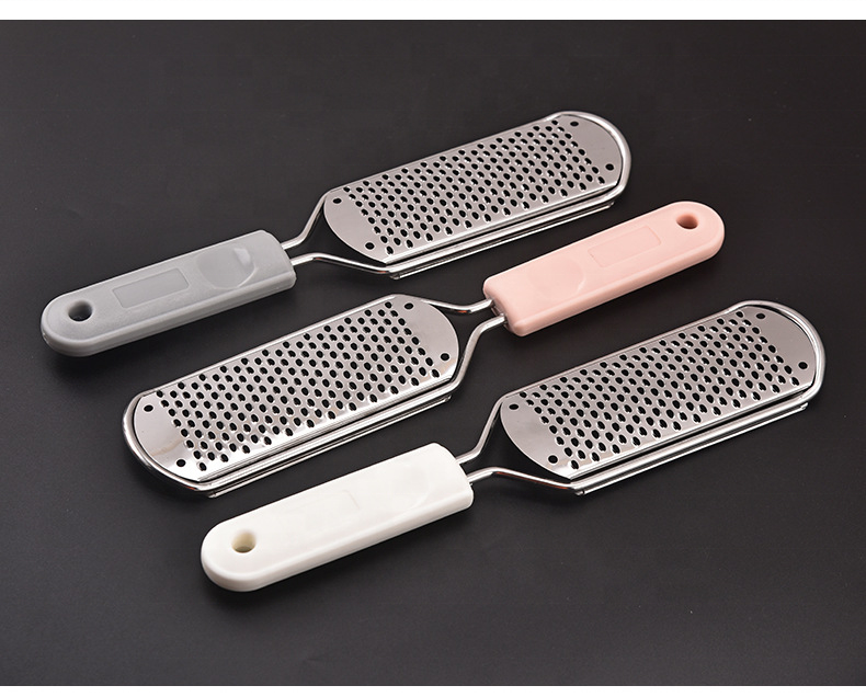 Stainless Steel Foot Rasp File Foot The Feet Pedicure Rasp Remover Foot File Callus Dead Skin Remover Scrub Manicure Nail Tools