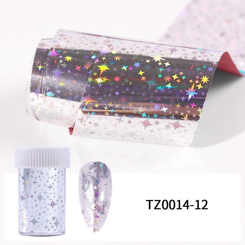 100*4 cm Hot Manicure Transfer Paper Ink Stain Pattern Cloud Star Decal DIY Decoration Nail Sticker