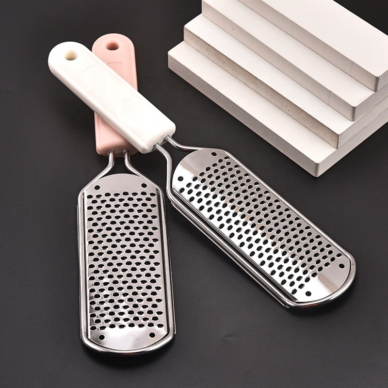 Stainless Steel Foot Rasp File Foot The Feet Pedicure Rasp Remover Foot File Callus Dead Skin Remover Scrub Manicure Nail Tools