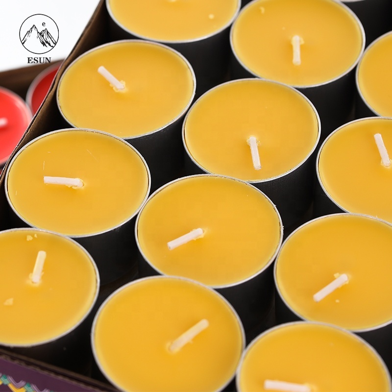 108 Pcak 8 Hours White Red Palm Oil Soy Wax Tea Light Candles Scented Tealight Candles For Home Wedding Decoration