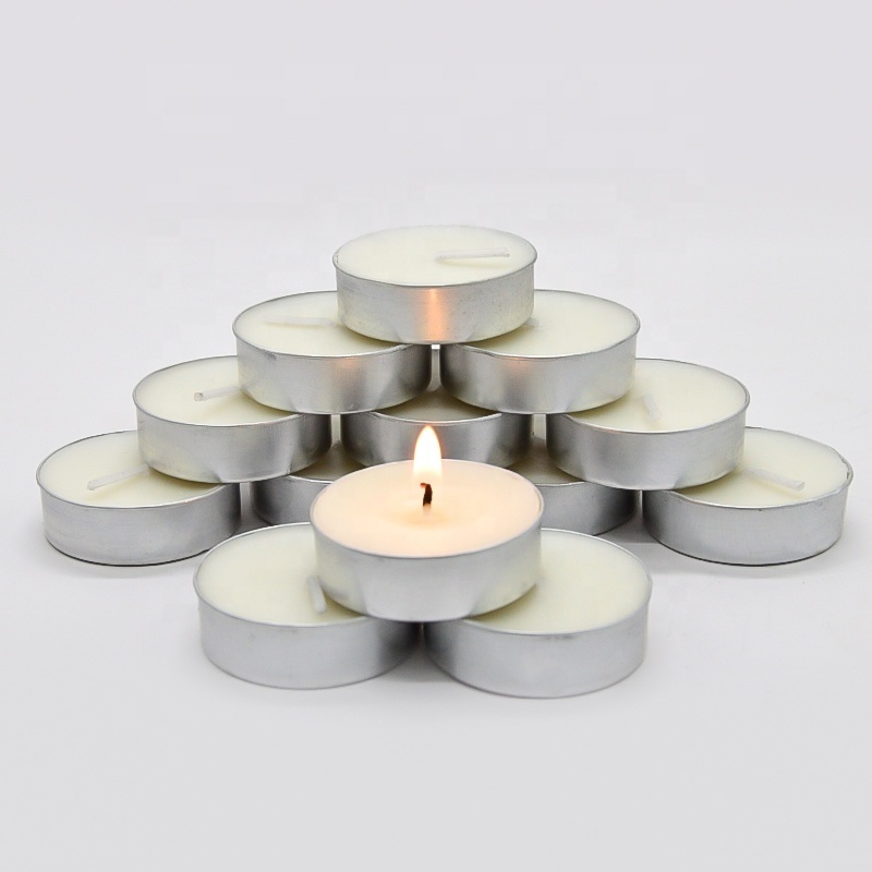 Tealight Candles 4 Hours Giant Bulk Packs White Unscented European Smokeless Tea Lights