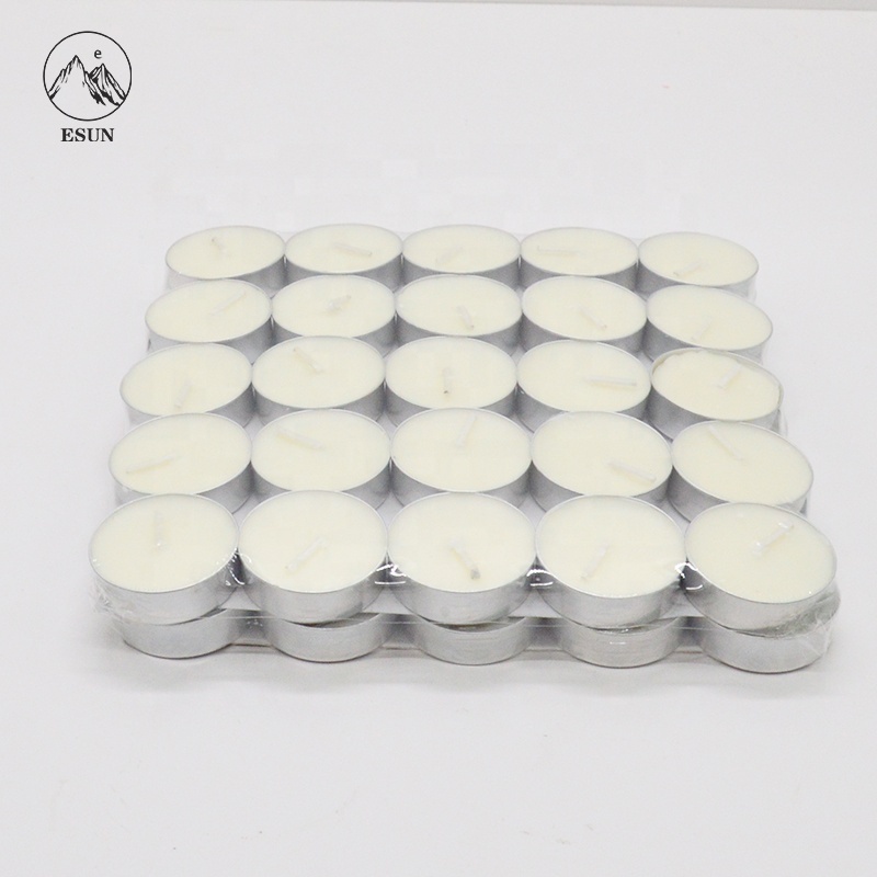 Tealight Candles 4 Hours Giant Bulk Packs White Unscented European Smokeless Tea Lights