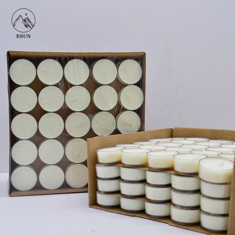 Tealight Candles 200 Pack Bulk Tea Lights Candles White Tealight Unscented 4 Hour Burn Time