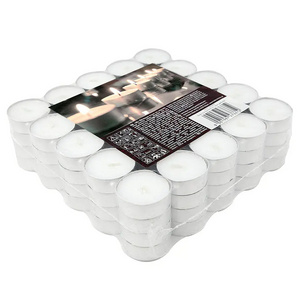 100 Pack 12g Unscented High Quality Paraffin Free Natural Beautiful Tea light Colorful Tea Candles