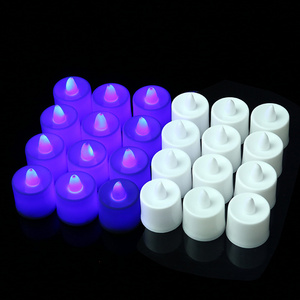 Long Lasting Battery Operated Electric Votive Tealight Candles With Bright Warm Light