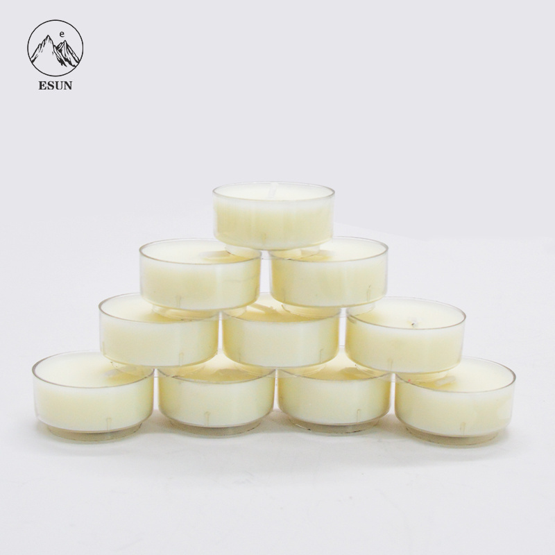 Wholesale Holiday Festival Wedding 4 hour Tea Lights Candle Paraffin Wax Smokeless White Candle Tea Lights