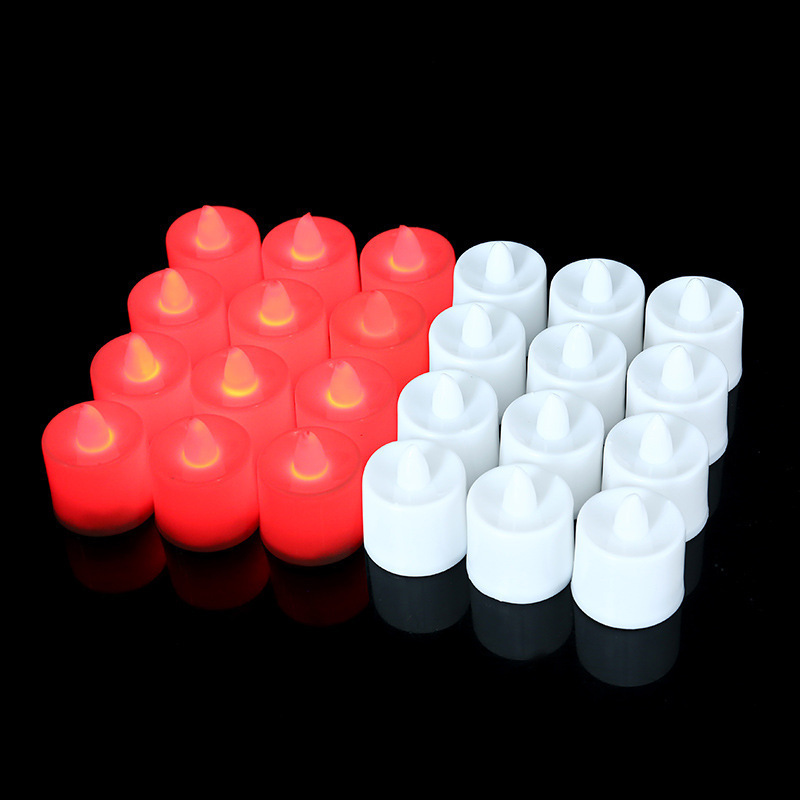 Long Lasting Battery Operated Electric Votive Tealight Candles With Bright Warm Light