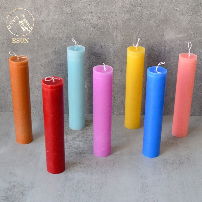 Chakra Meditation Prayer Candle Custom Printed Spiritual Scented Pillar Candles 7 Day Church Candle