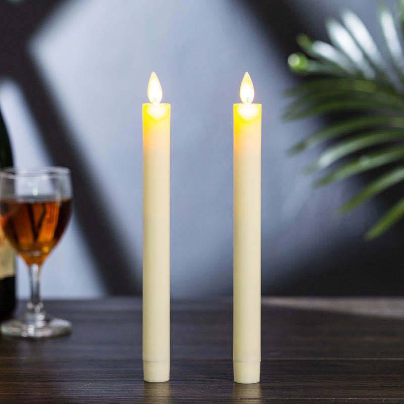 artificial candles led battery operated plastic candle led with moving flame flameless led candle for wedding party daily