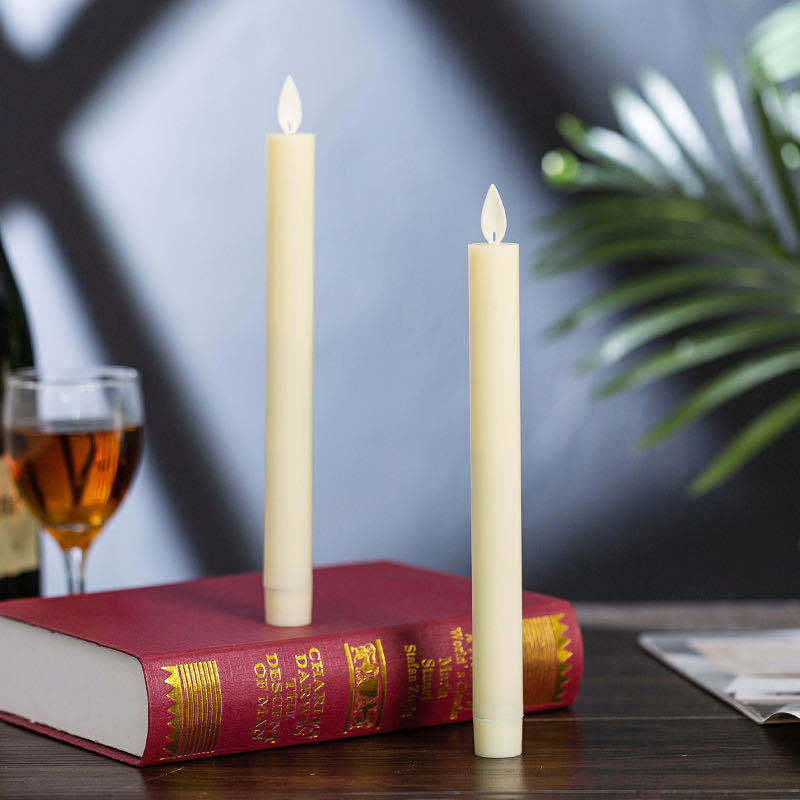 artificial candles led battery operated plastic candle led with moving flame flameless led candle for wedding party daily