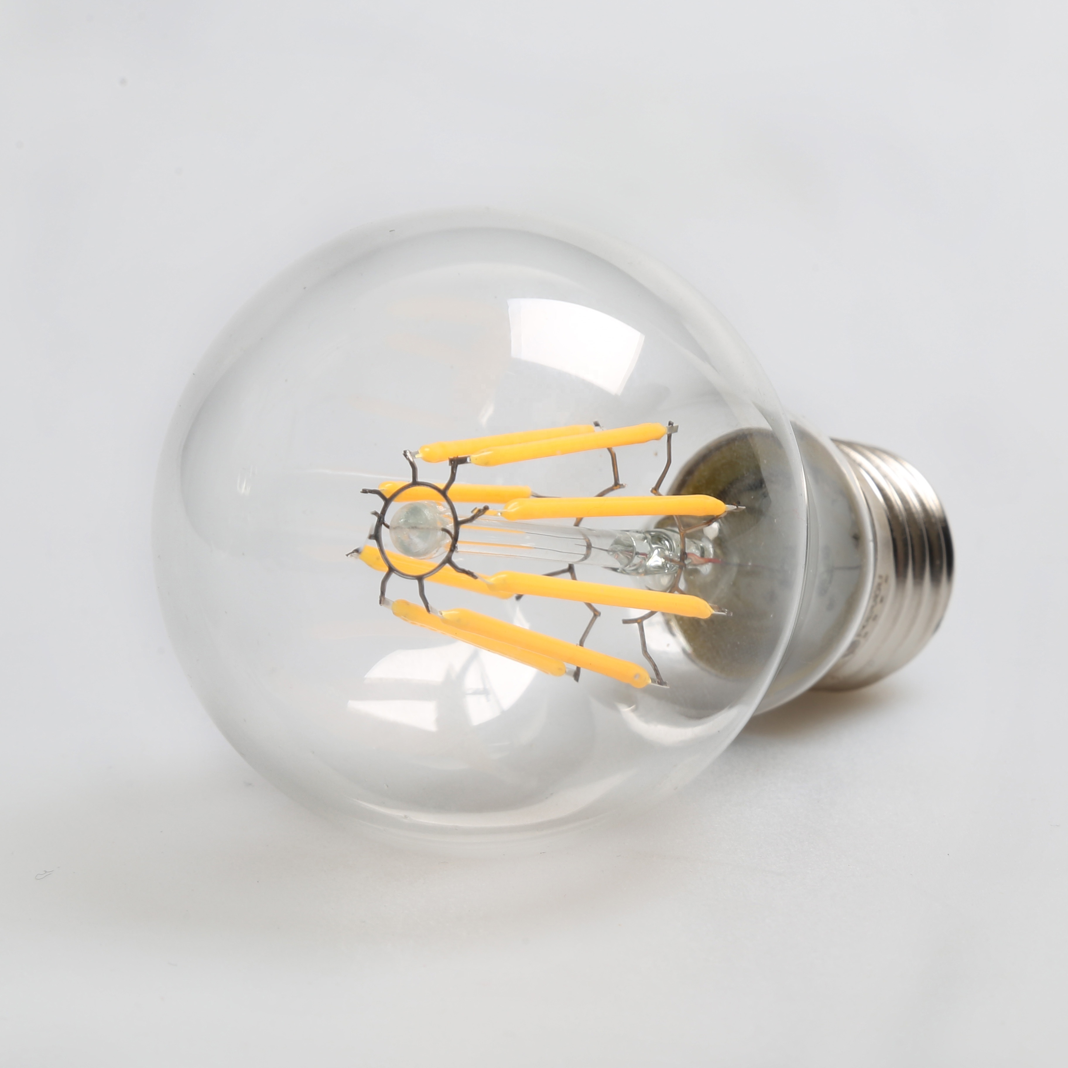 E27 LED Light Bulbs 40 Watt Equivalent Warm White 2700K 4W Classic Clear Glass A19 LED Filament Bulb Non-Dimmable