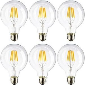 Kaisenlux Lighting 4 Watt (40 Watt Equivalent) G95 Clear Filament LED Light Bulb E27 Base