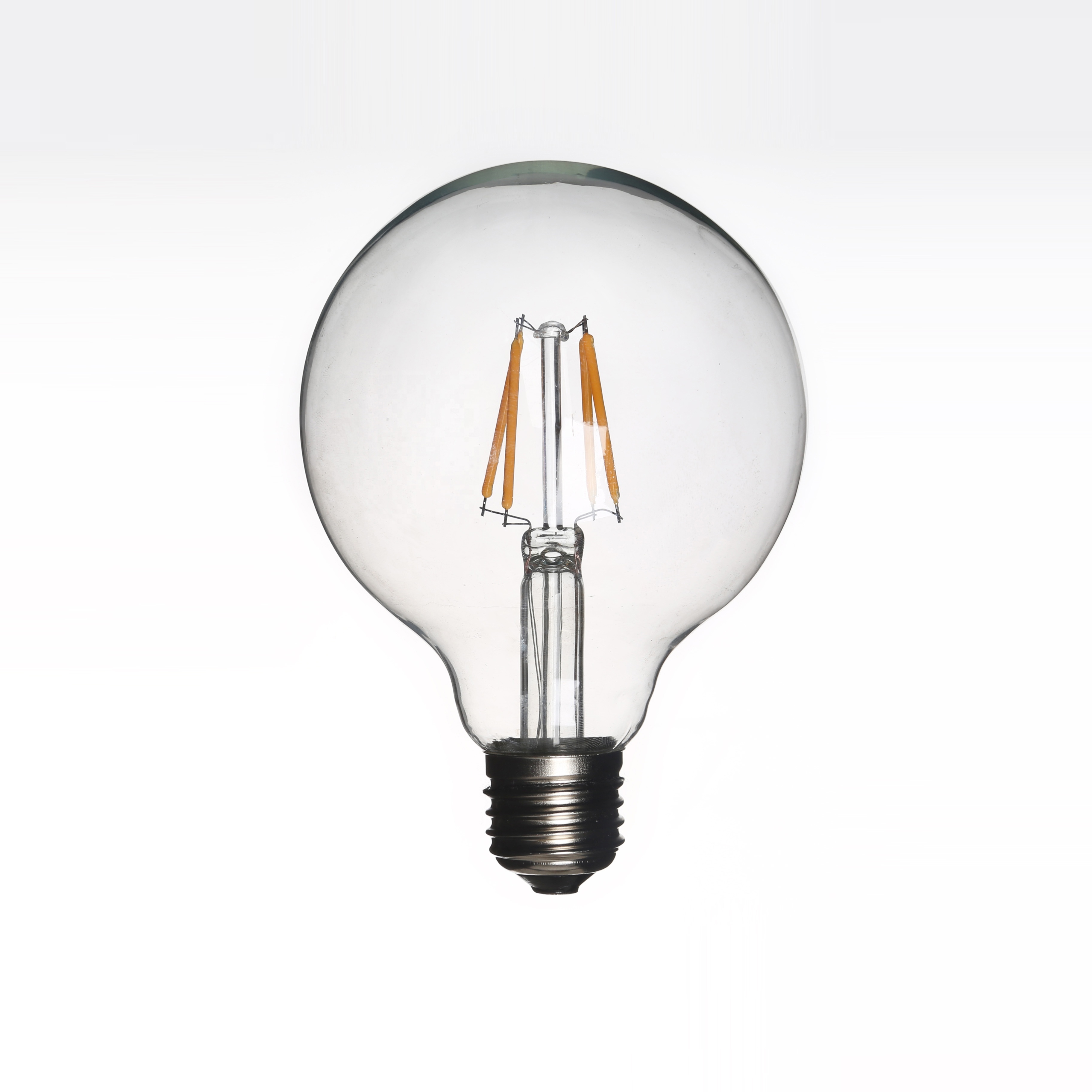 Kaisenlux Lighting 4 Watt (40 Watt Equivalent) G95 Clear Filament LED Light Bulb E27 Base