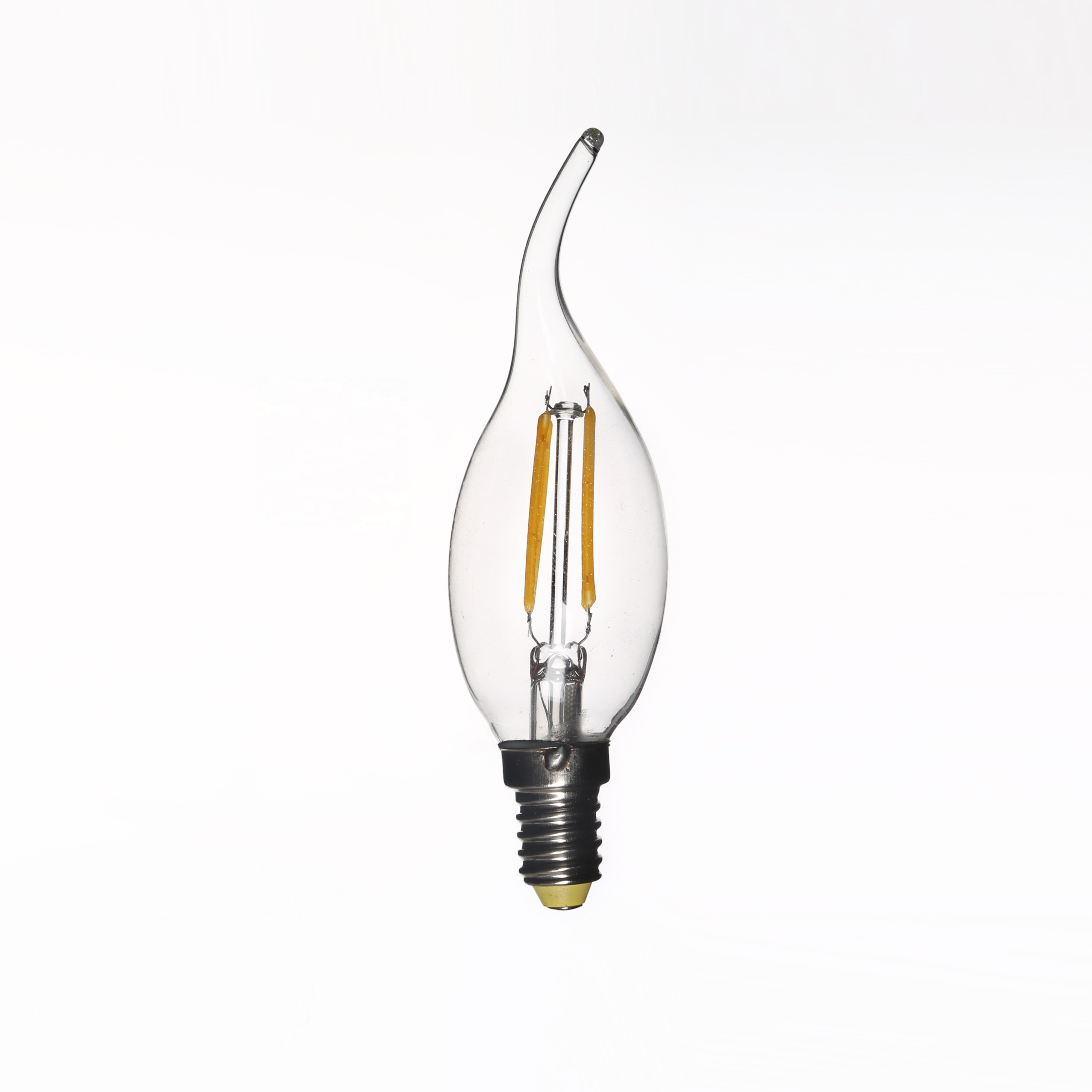 E14 Candle LED Bulb 6 W 2700K C35 Light Bulb Filament Lamp for Chandelier Filament Retrofit Classic Non-Dimmable