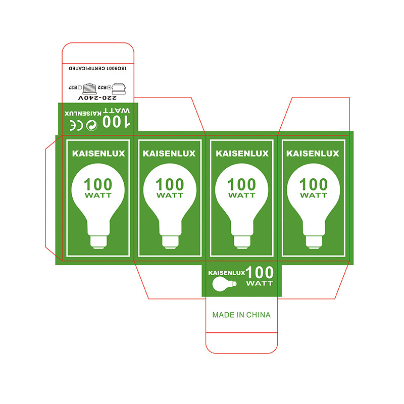 Good price 220V incandescent lamp matte B22 100w incandescent bulb