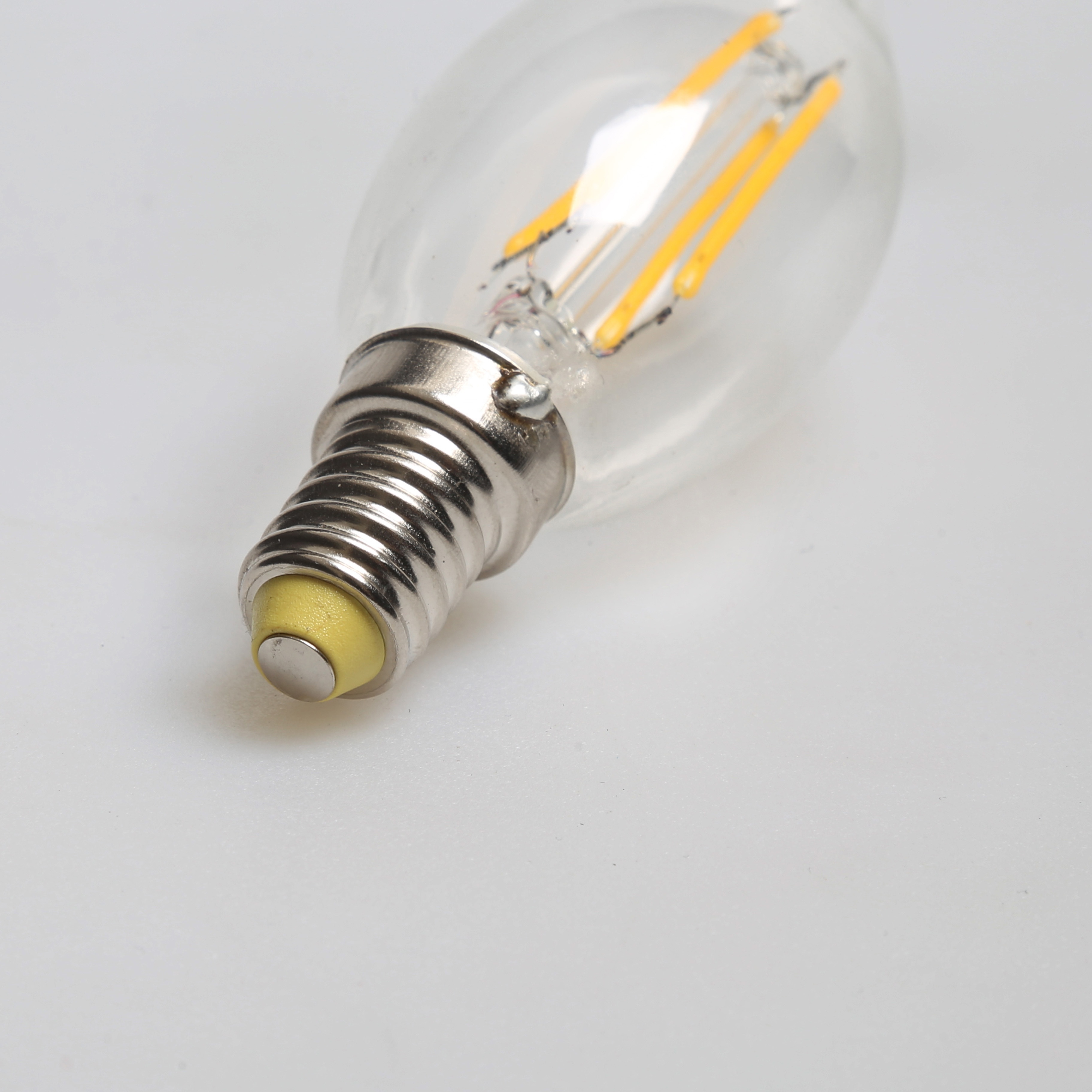 vintage  LED Bulb Incandescent Bulb Warm White 2700K Filament E14 C35 Filament Lamp for Chandeliers 4W