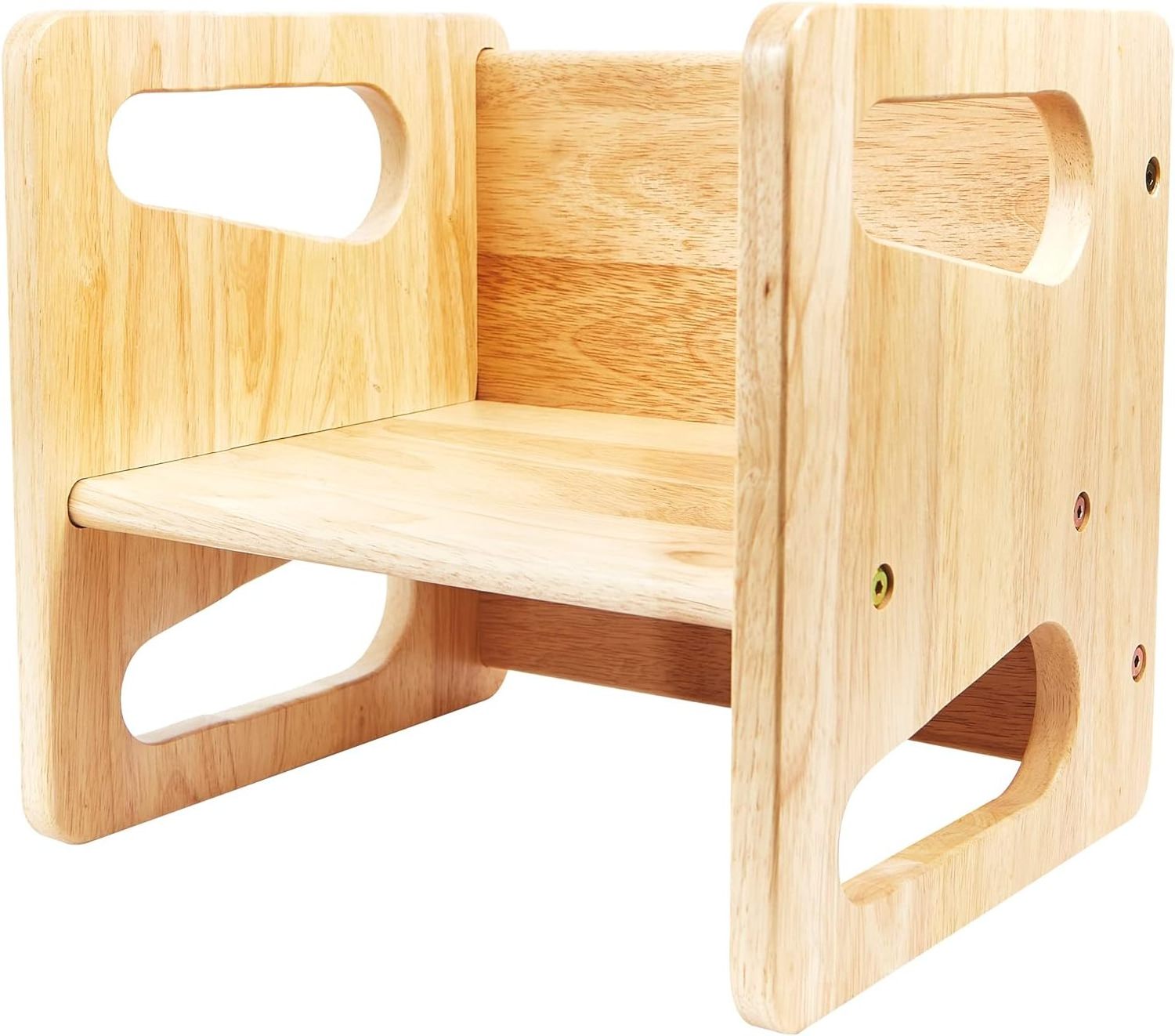 Montessori Weaning Table and Chair  Solid Wooden Toddler ChairTable  Cube Chair for Toddlers Kids Montessori