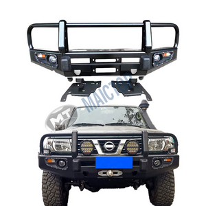 MAICTOP car accesorios front bumper y61 bullbar bull bar for nissan nisan patrol y61 4x4