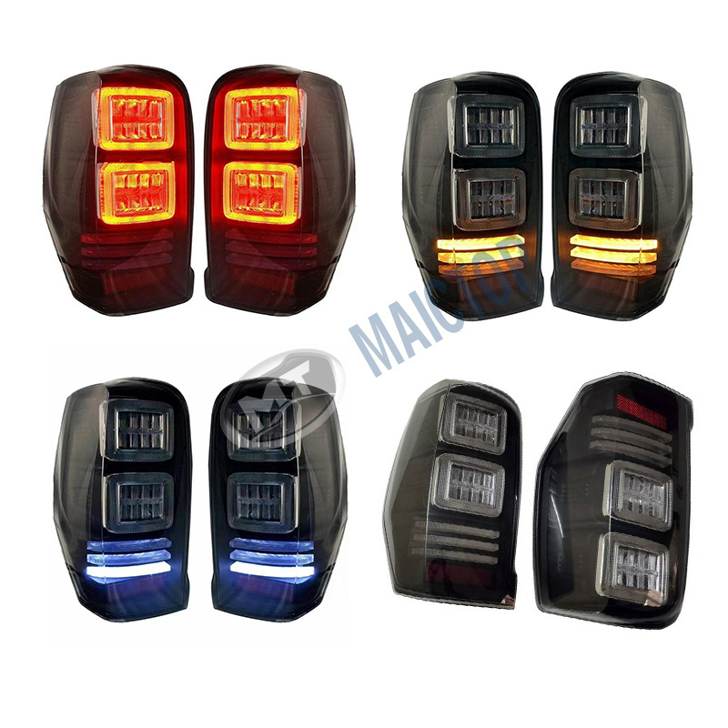 MAICTOP car accesorios facelift rear brake lamp led tail lights for triton l200 2019 2020 2021 taillight