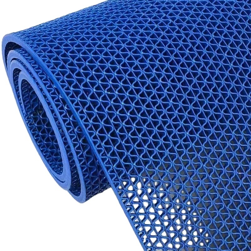 PVC S Hollow Bath Mat  /  PVC Snake Hollow Noodle Mat for Swimming Pool  5MM / 6MM / 8MM