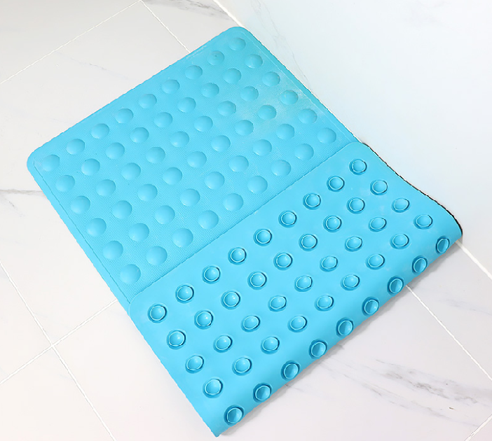 Anti-slip Rubber Bath Mat Waterproof Shower Mat Non Slip Bathroom Mat With Strong Suction