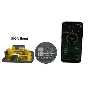 factory direct High precision Bluetoots  wireless 12V 24V 36V 48V 80V smart shunt battery monitor