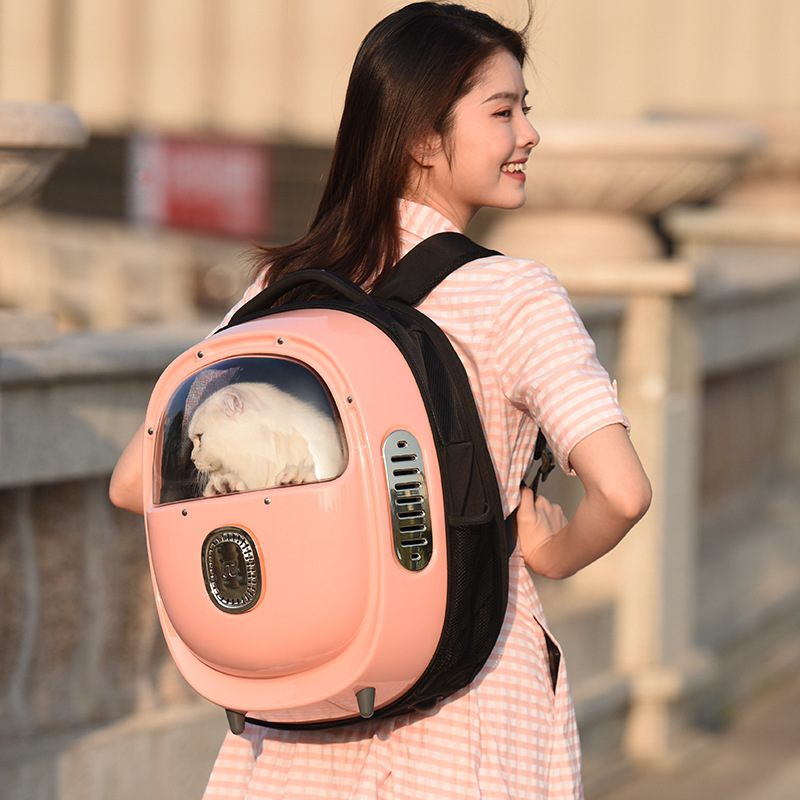 Pet Carrier&Cages Jianpai Pet Bag Backpack Cat Bag Space Capsule  Diaper Bag Multifunctional Portable Fresh Air Circularly Heati