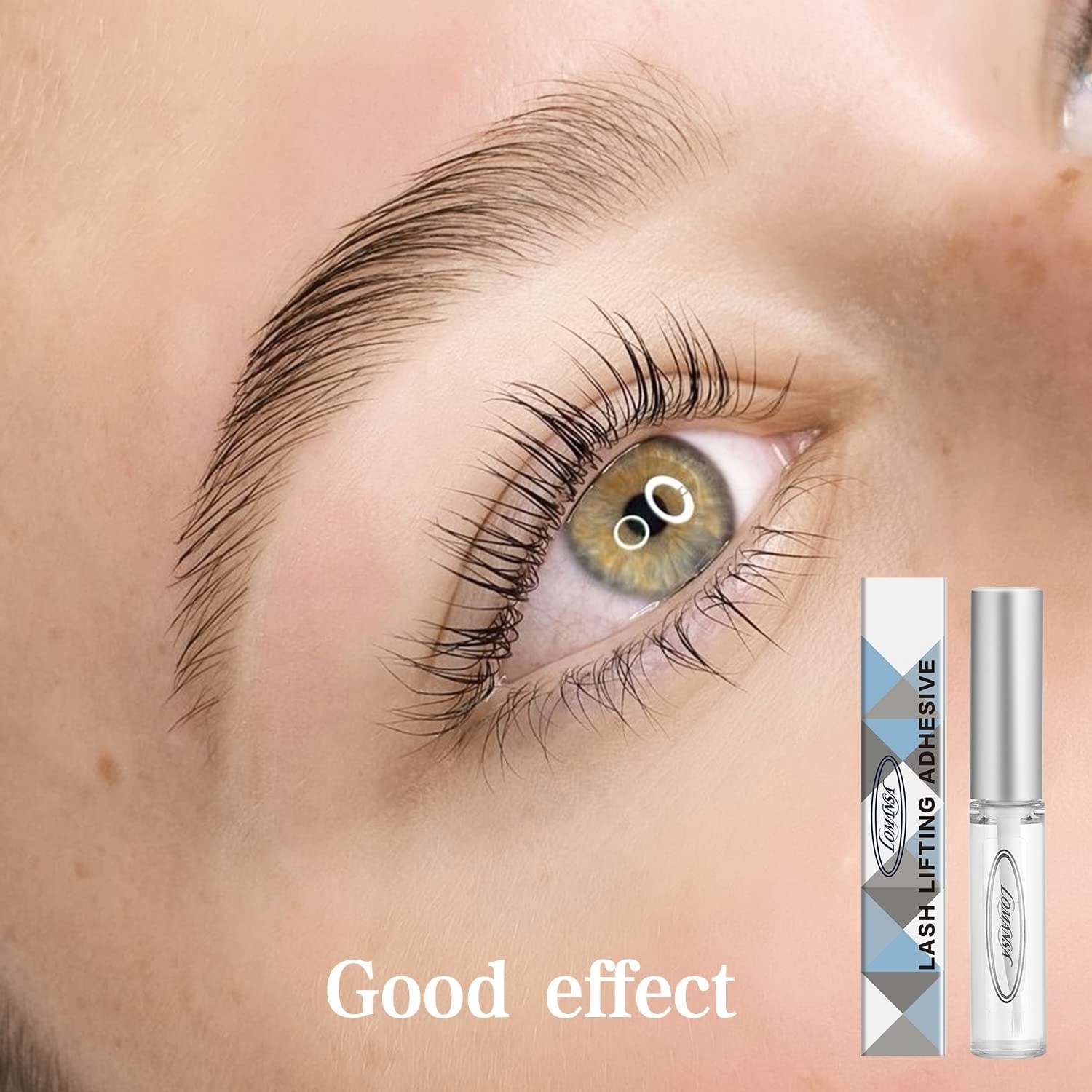 Wholesale Lomansa Strong lash lifting 7ml White or clear waterbased false strip Latex Free Vegan eyelash perm glue for eyelashes