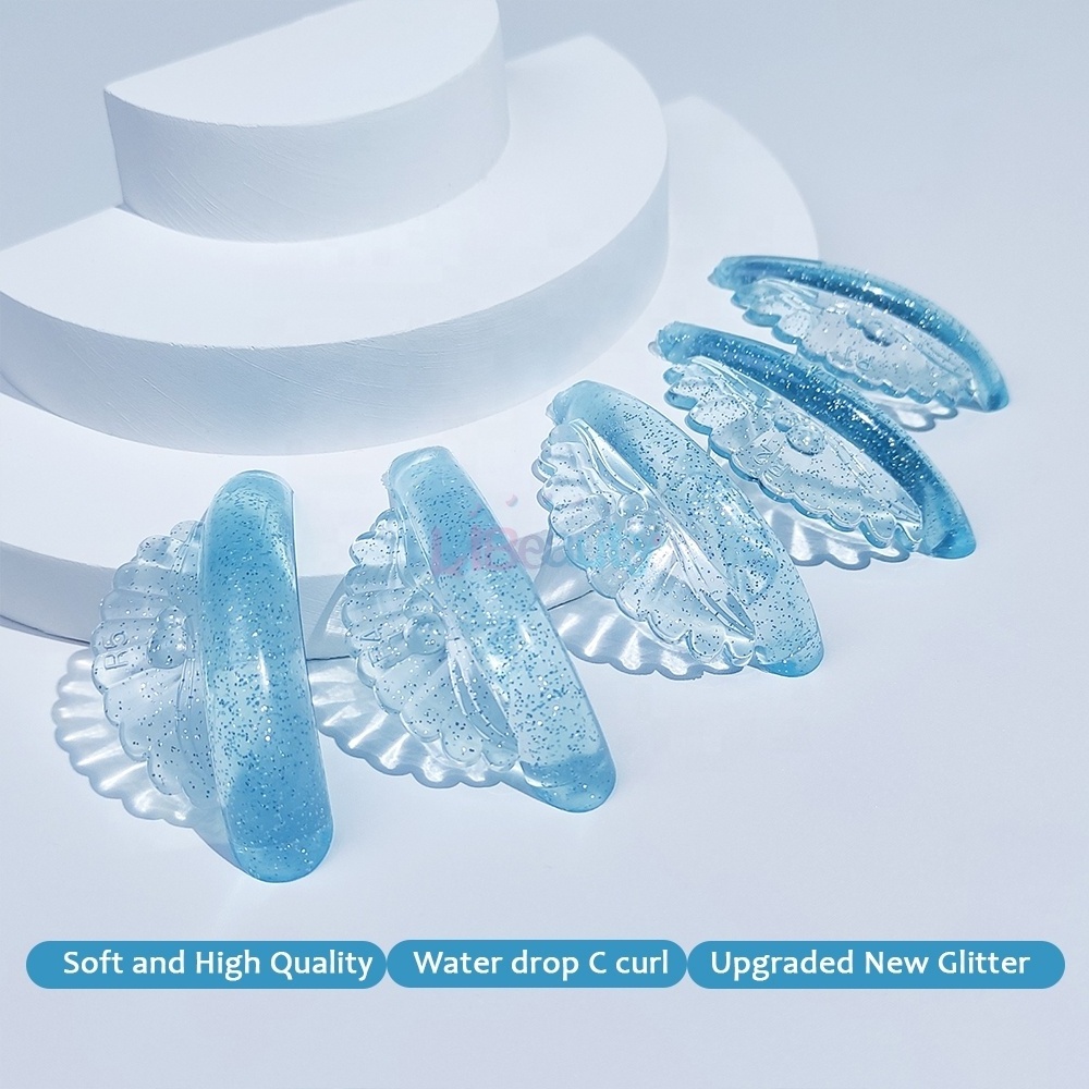 Lash lifting pads Transparent Silikon pads from Japan Glueless Eyelash perming shields Seashell Lash lift Silicone shields