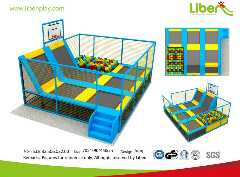 Factory Manufacture Various Indoor Playground Child Small Trampolines for Sale