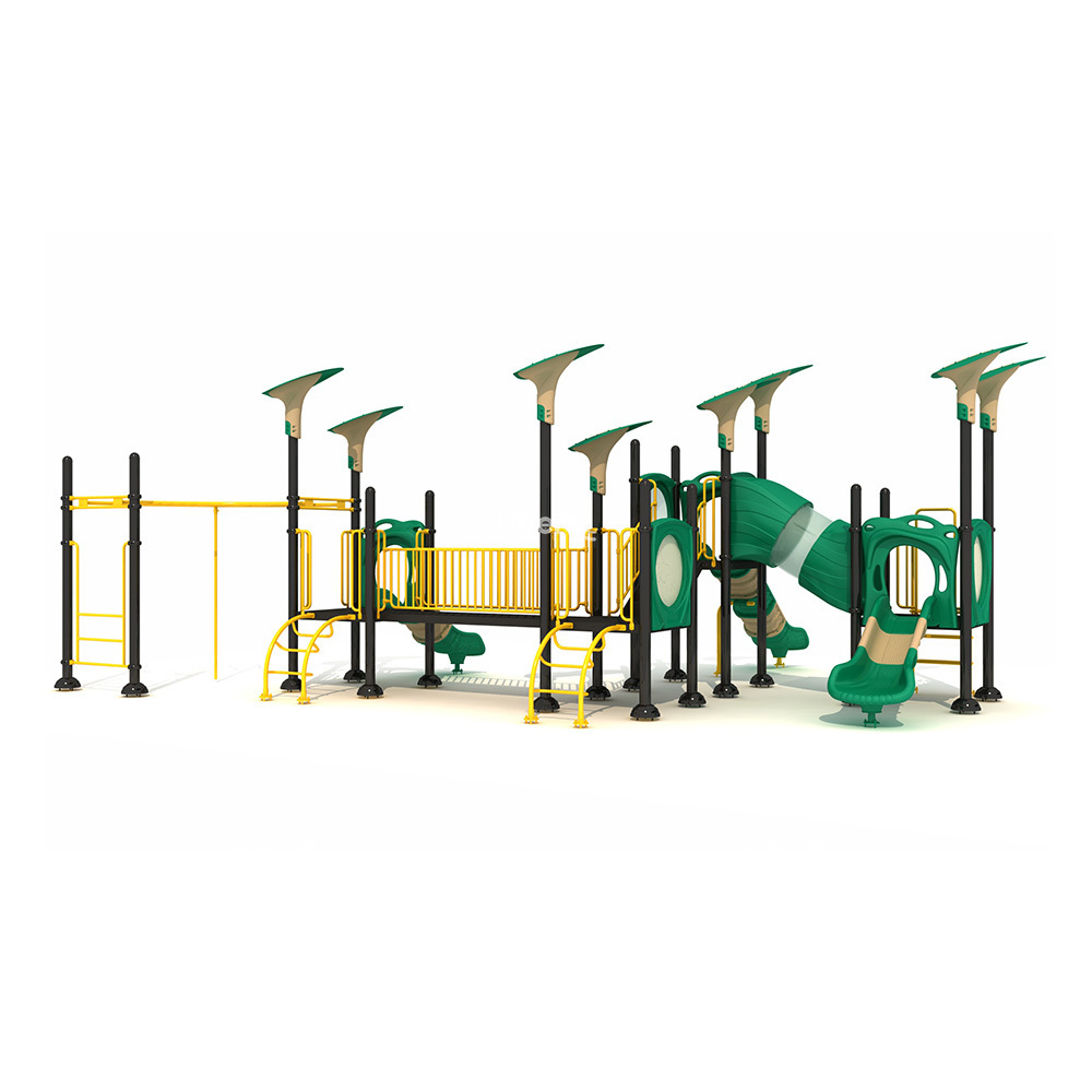 Children Backyard Big Swing Set Outdoor Playground Monkey Bars Kids Play Equipment