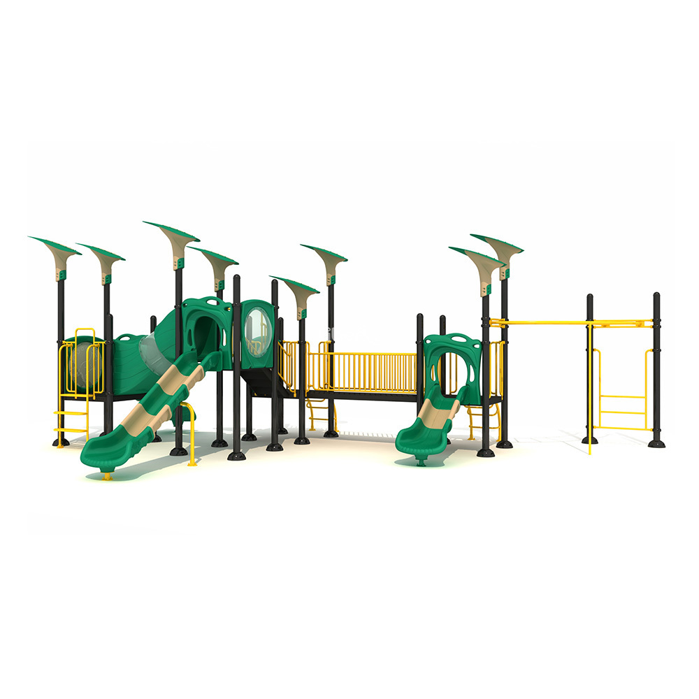 Children Backyard Big Swing Set Outdoor Playground Monkey Bars Kids Play Equipment