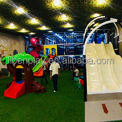 Indoor swing and slide playground slip jump park indoor playground